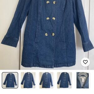 Women's Blue Denim Coat